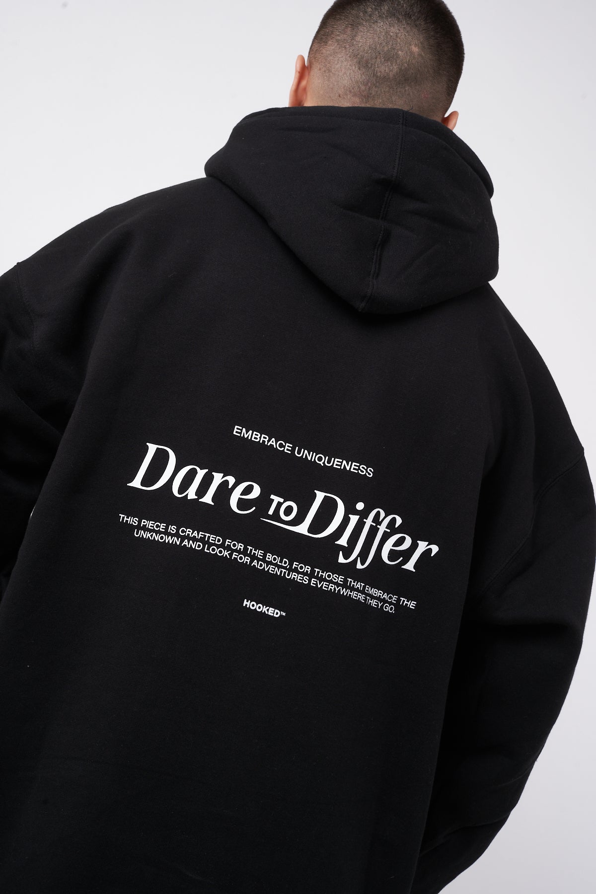 DARE TO DIFFER BLACK HOODIE
