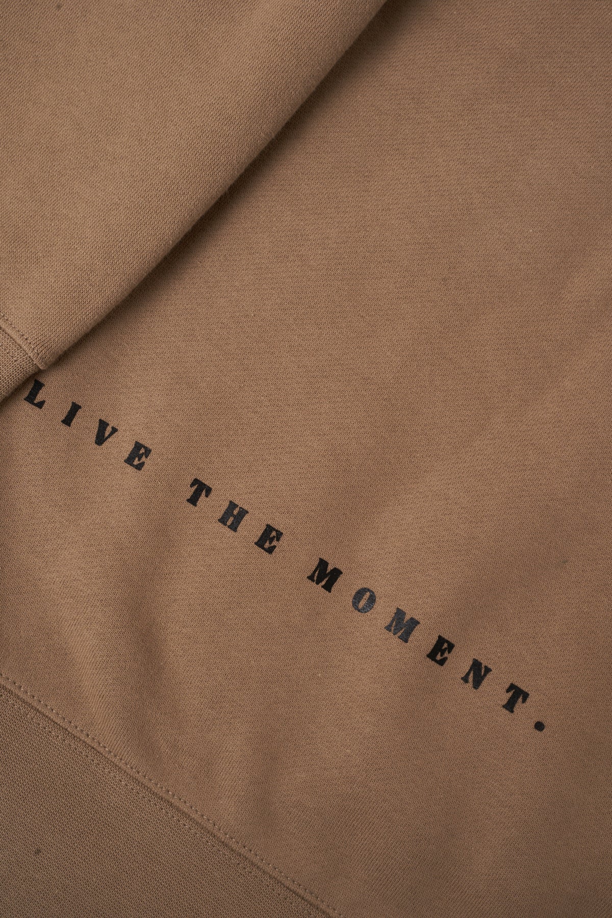 LIVE THE MOMENT SADDLE HOODIE