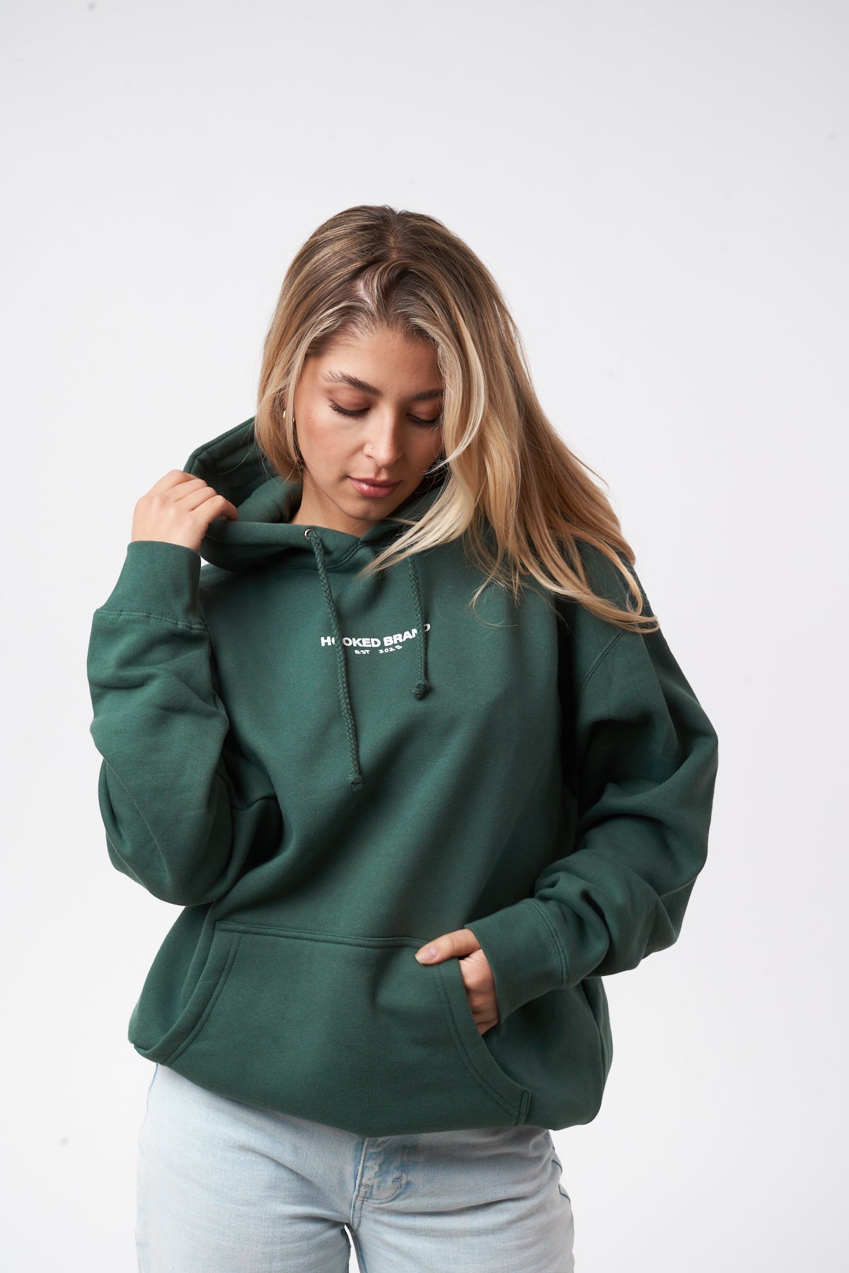 TAKE THE RISK GREEN HOODIE