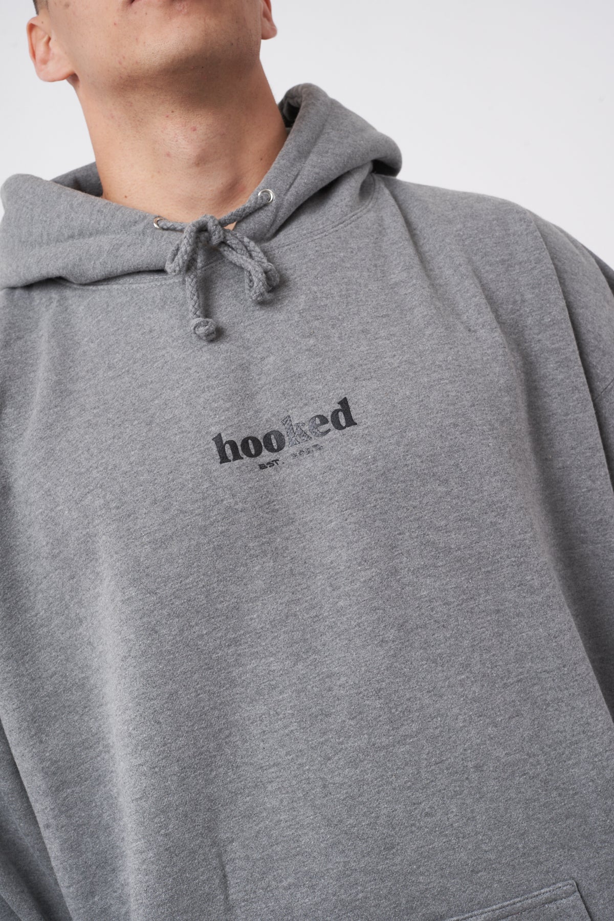 LIVE THE MOMENT GRAY HOODIE