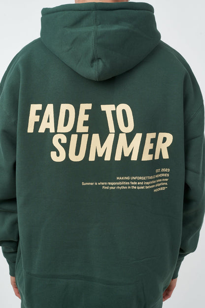 FADE TO SUMMER GREEN HOODIE