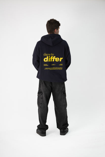 HOODIE "DARE TO DIFFER" BLUE