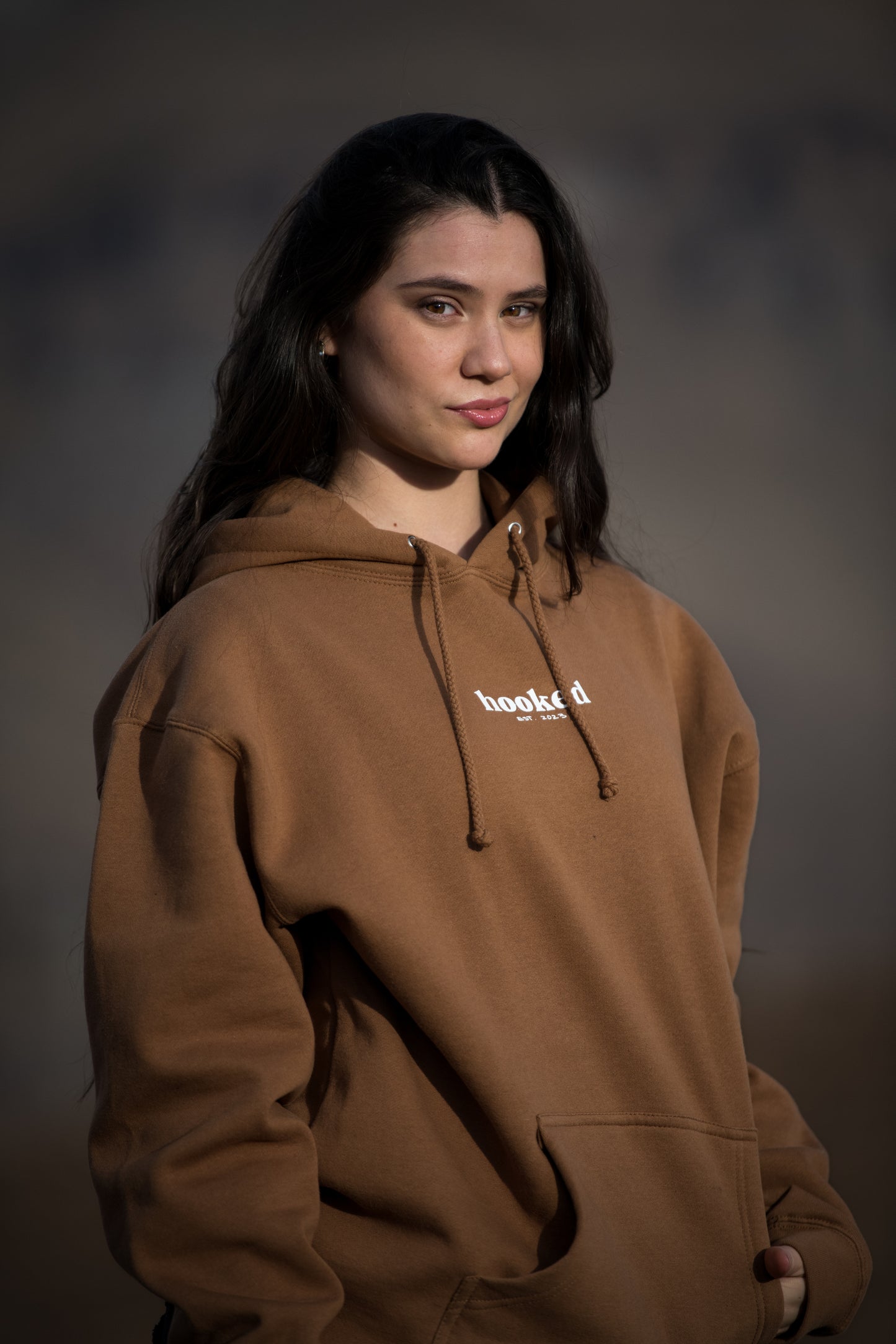 HOODIE "WHY NOT NOW?" CARAMEL