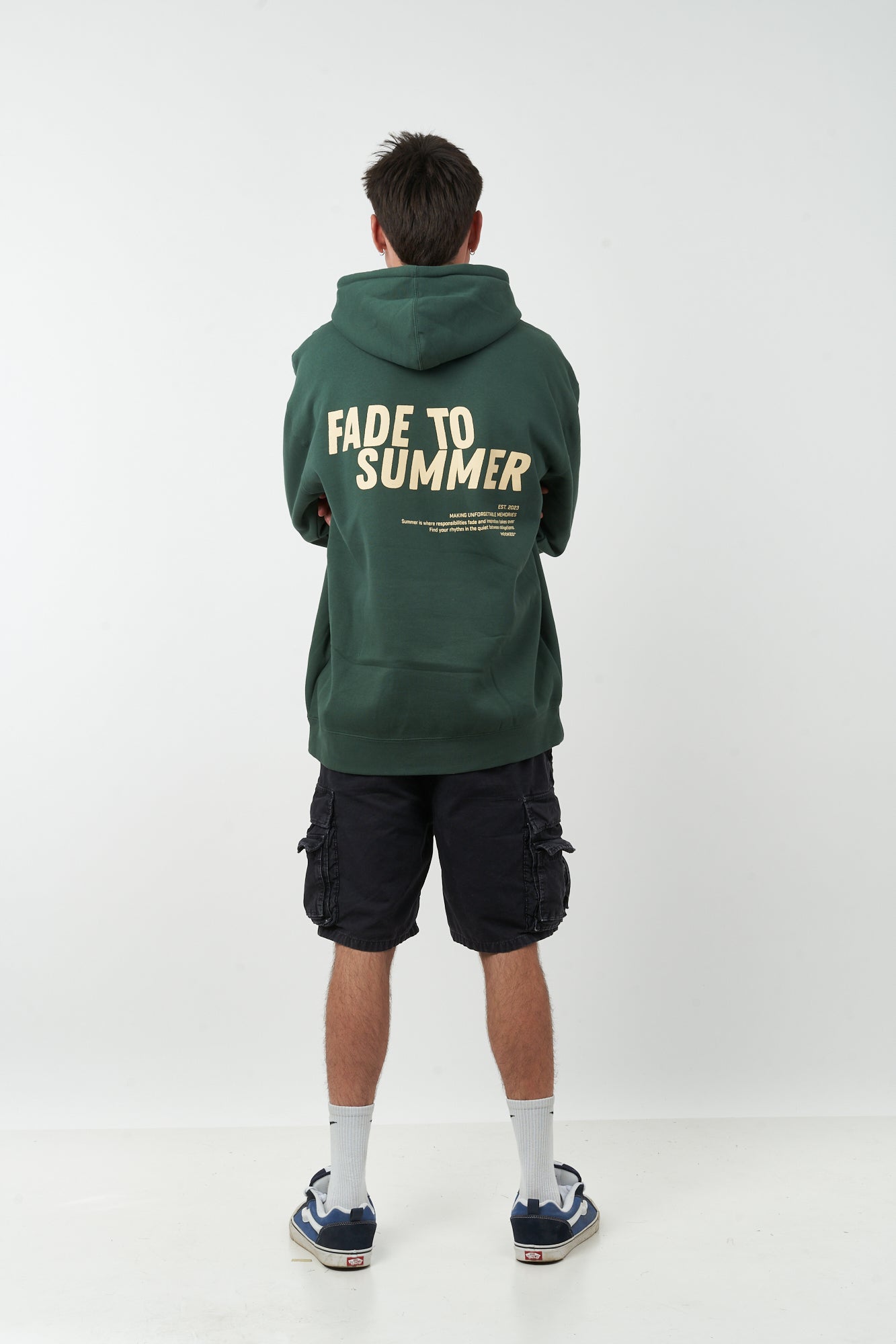 FADE TO SUMMER GREEN HOODIE