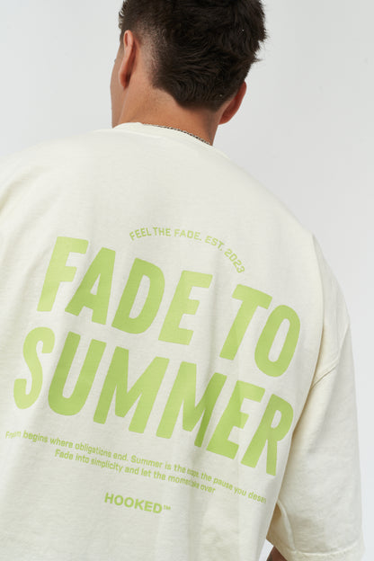 FADE TO SUMMER CREAM TEE