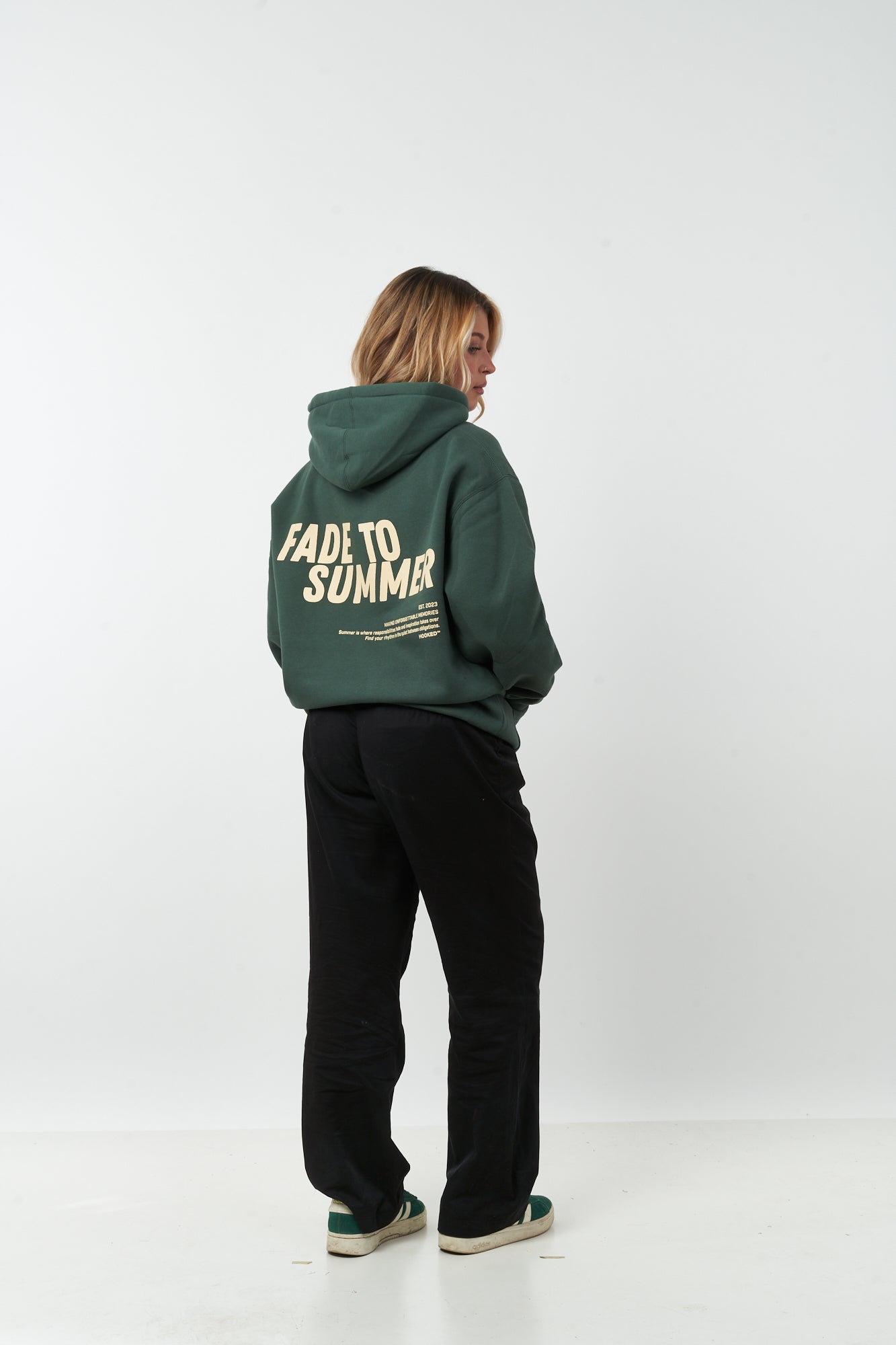 FADE TO SUMMER GREEN HOODIE