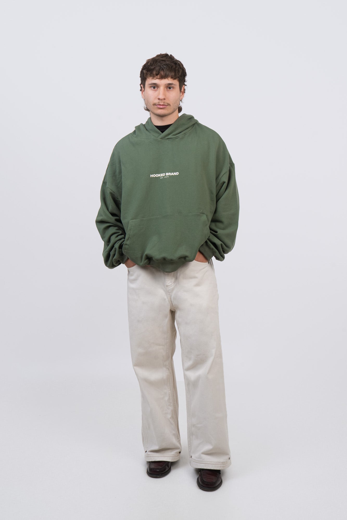 OLIVE GREEN HOODIE