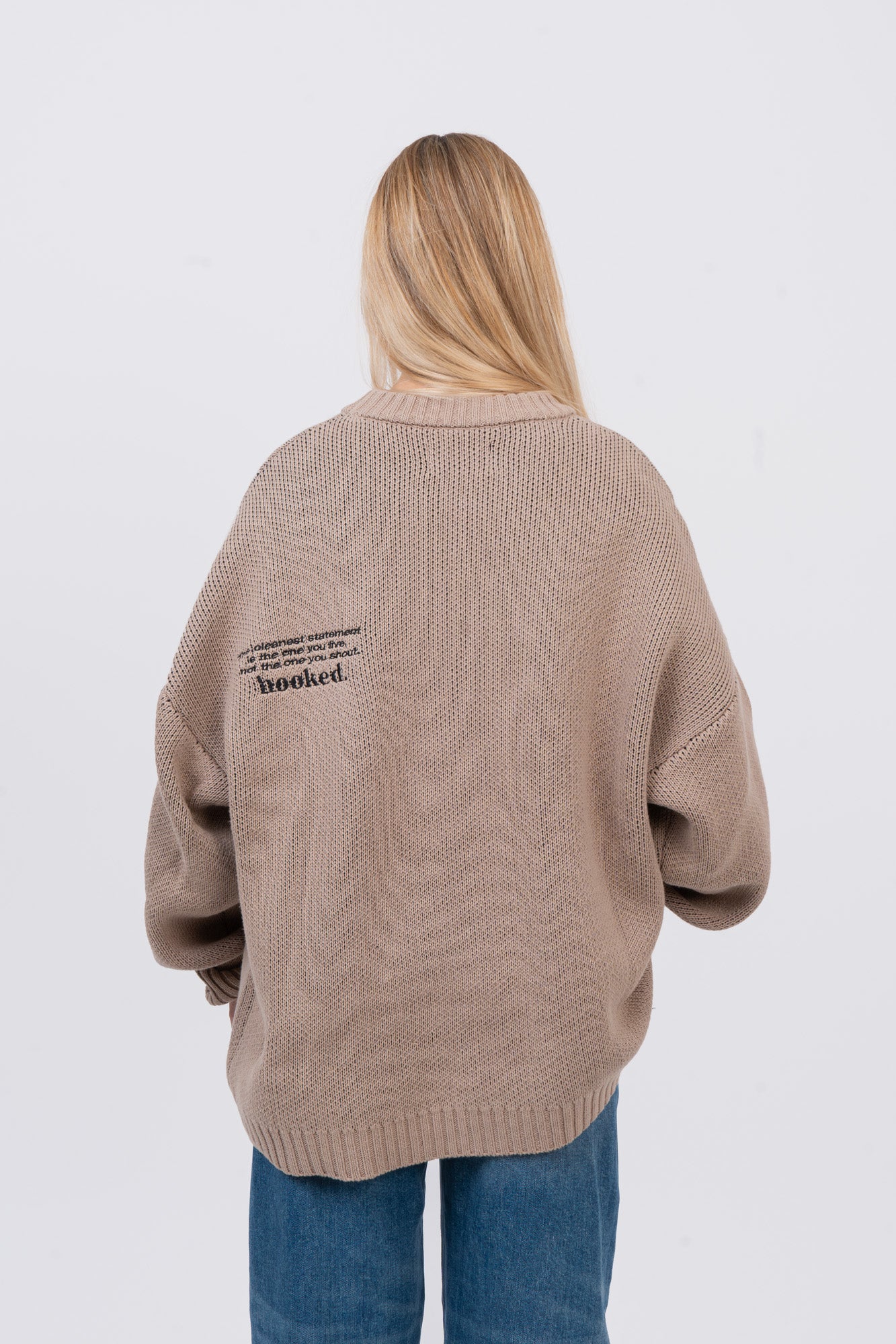 OVERSIZED SADDLE KNIT