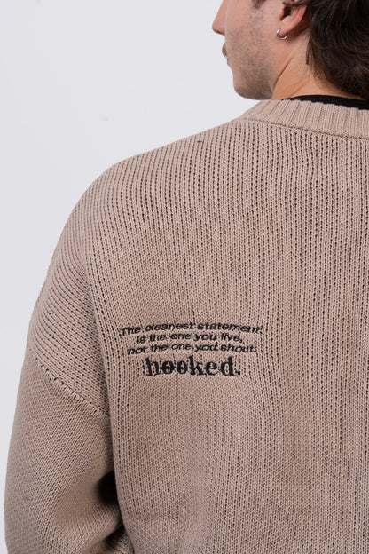 OVERSIZED SADDLE KNIT
