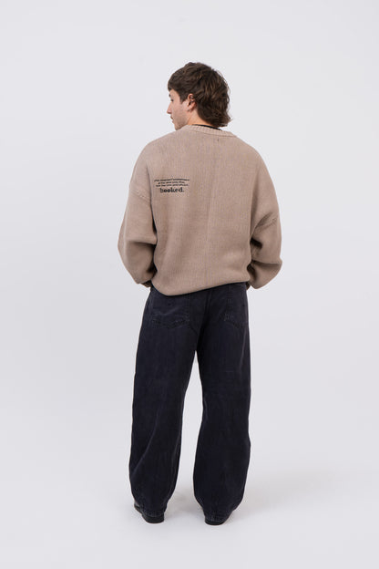 OVERSIZED SADDLE KNIT