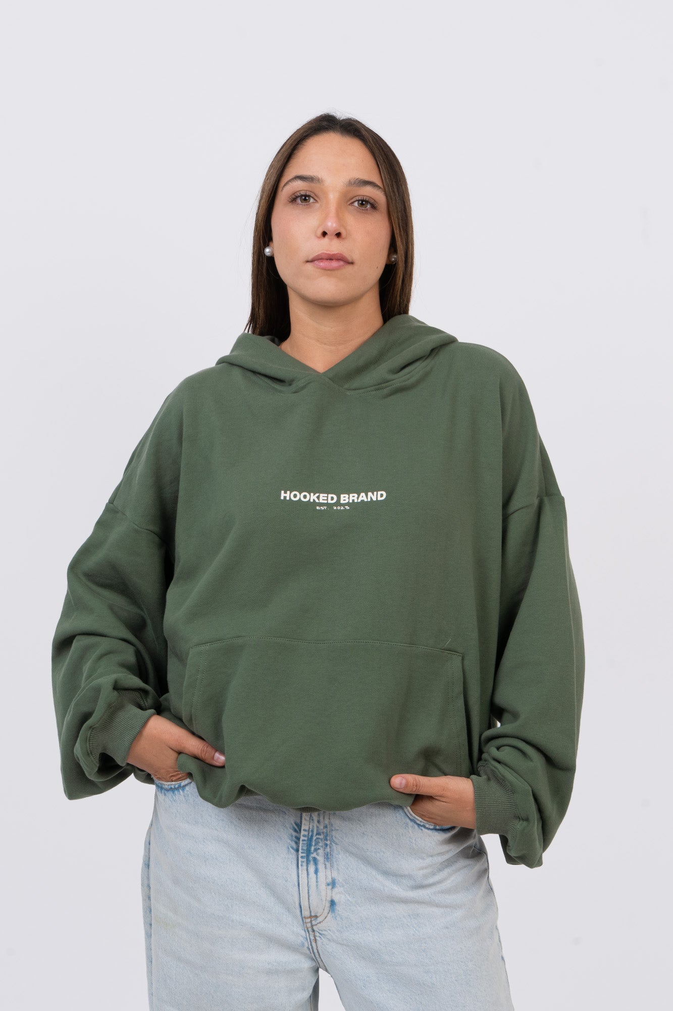 OLIVE GREEN HOODIE