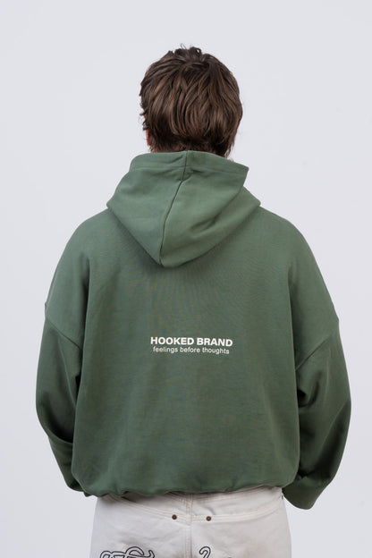 OLIVE GREEN HOODIE