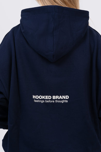 NAVY BLUE HOODIE