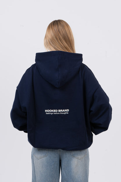 NAVY BLUE HOODIE