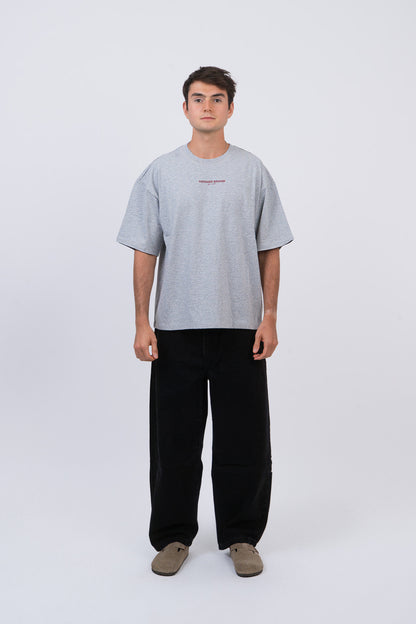 BLACK DENIM BALOON PANTS