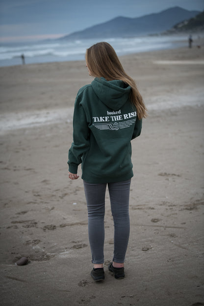 HOODIE "TAKE THE RISK" GREEN