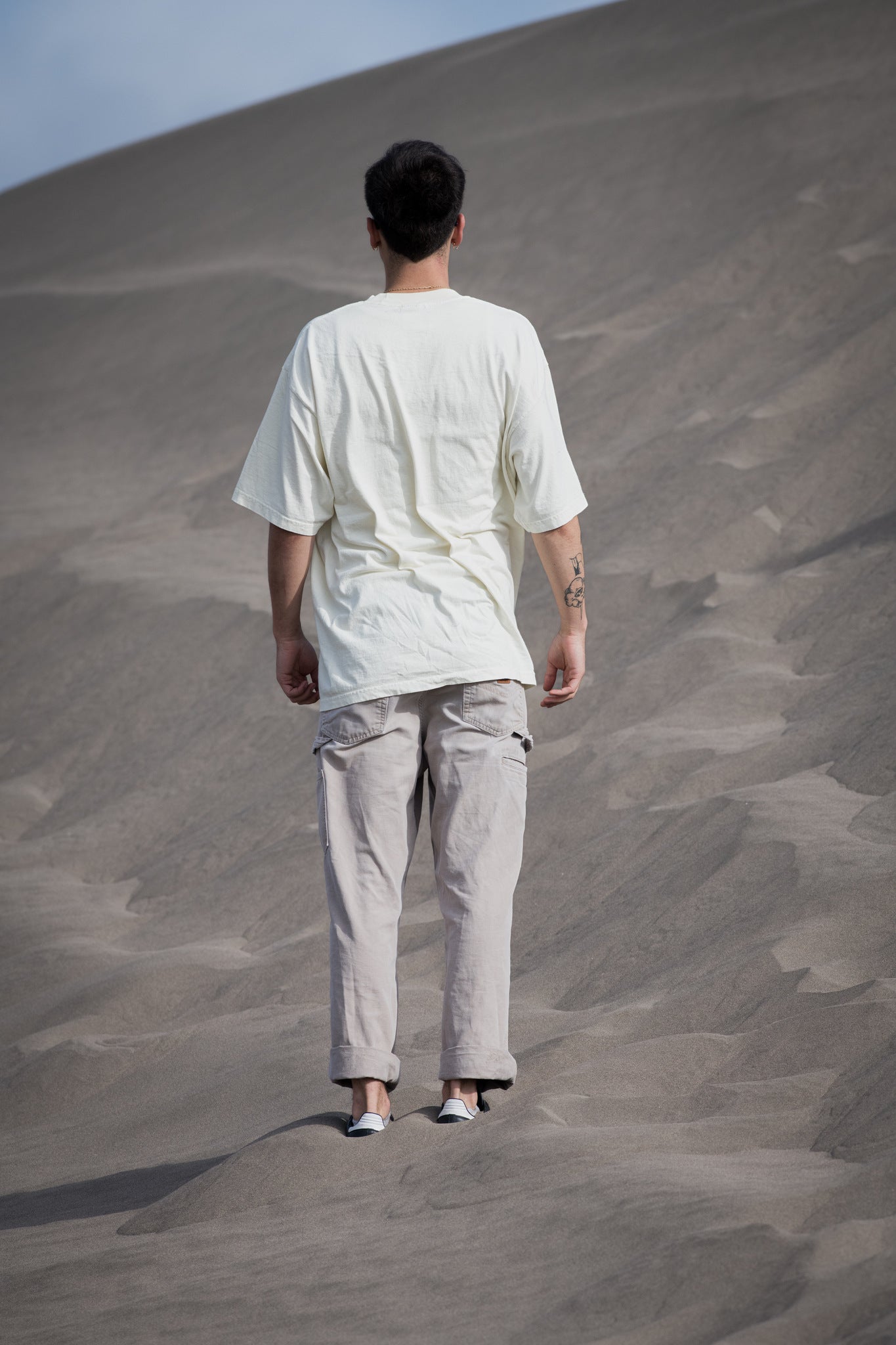 POLERA OVERSIZE "MINIMALS" CREAM