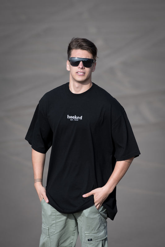 POLERA OVERSIZE "MINIMALS" BLACK